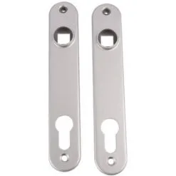 Budget ? LOCINOX Paire De Plaques De Propreté Pour Serrure Fortylock Et Fiftylock Argent Satiné ?
