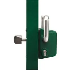 Promo ✨ LOCINOX Errure De Portail Coulissant à Cylindre Européen, Axe 35 Mm, Profil 60, Vert - Vert ?