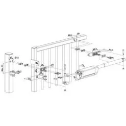 De gros ? LOCINOX Ferme-portail Pose Horizontale - Type Samson 2 Pour Portail Métallique ✔️ -LOCINOX Soldes Boutique 19008524 3
