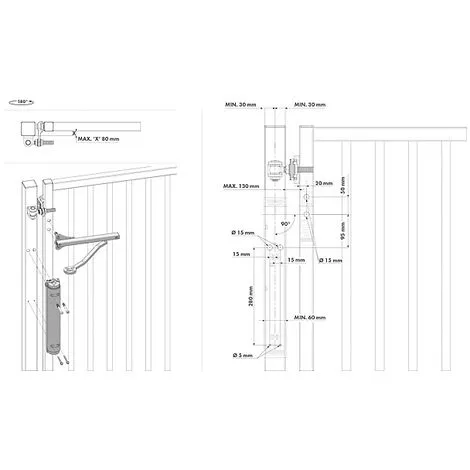 Coupon ? LOCINOX Fermeportail Modèle VERTICLOSE 2 - Gris/argent ? 5 Coupon ? LOCINOX Fermeportail Modèle VERTICLOSE 2 - Gris/argent ? – Image 5