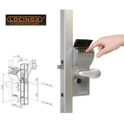 Meilleure affaire ? Serrure à Code Mécanique, Portail, Profil Carrée 30-50mm/ Sortie Libre LOCINOX - LFKQ3030X1L. ?