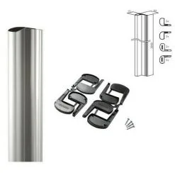 De gros ✨ Profil En Aluminium Ajustable Pour Ventouses N-LINE MAG LOCINOX - NLINEMAG. ?