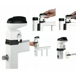 Vente flash ? Serrure Pour Portillon De Piscine TWIST40 Pour Profils De 40mm - LOCINOX - TWIST40. ⭐