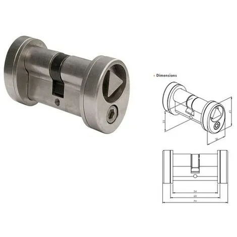 Sortie ⭐ Cylindre 30x30mm Avec Triangle De Pompier 14mm Affleurant LOCINOX - 3012POCT14. ? 1 Sortie ⭐ Cylindre 30x30mm Avec Triangle De Pompier 14mm Affleurant LOCINOX - 3012POCT14. ?