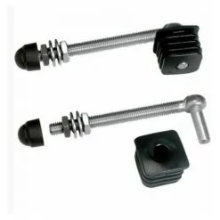 Bon marché ? 2 Charnières Pour Portillons De Jardin, Profil Carrés 40x40mm Long 130mm LOCINOX - GBM1240130. ⭐