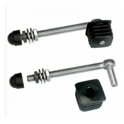 Sortie ? 2 Charnières Pour Portillons De Jardin, Profil Carrés 40x40mm Long 150mm LOCINOX - GBM1240150. ?