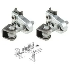 Acheter ? Charnières Pour Porte Industrielle, 180° Avec Système Anti-dégondage LOCINOX - GBMU4DSHIELD16. ❤️