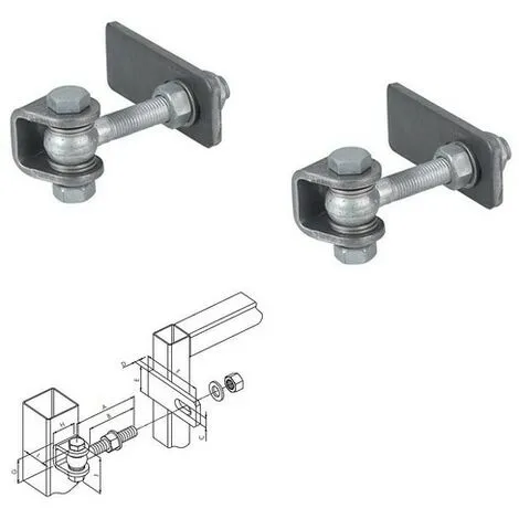 Bon marché ? Charnières Pour Porte Industrielle, Réglage 3-D, Boulon M20 Ø 18mm LOCINOX - GBMUBM222. ? 1 Bon marché ? Charnières Pour Porte Industrielle, Réglage 3-D, Boulon M20 Ø 18mm LOCINOX - GBMUBM222. ?