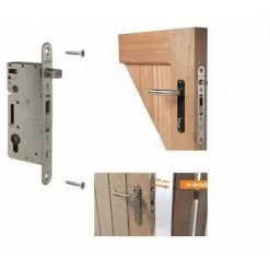 Sortie ✨ Serrure à Encastrer Pour Portail En Bois LOCINOX - HWOOD. ?