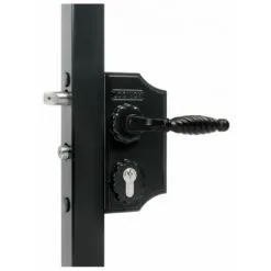 Tout neuf ? Serrure Style Fer Forgé Avec Petit Coffre Pour Profils Carrés De 30 à 40mm / Poignée Incluses - LOCINOX - - LAKY3030F2LFA. ?