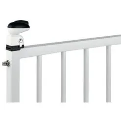 Offres ? LOCINOX Serrure De Portillon De Piscine Type Twist Pour Tube De 40 Mm Finition Blanc 9010 ✨