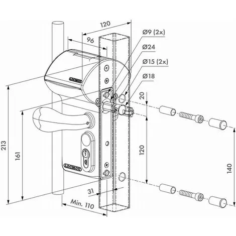 Grosses soldes ? Serrure à Codes électronique LOCINOX Pour Portail Battant - LOKQ4040Y2L ZILV VCAC ✔️ 5 Grosses soldes ? Serrure à Codes électronique LOCINOX Pour Portail Battant - LOKQ4040Y2L ZILV VCAC ✔️ – Image 5