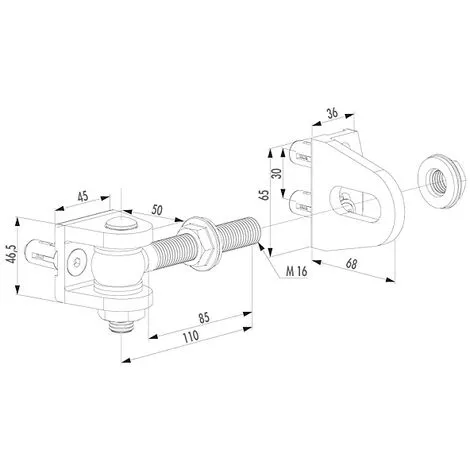 Offres ? LOCINOX Gond Pour Portail Acier à Visser B2 ❤️ 2 Offres ? LOCINOX Gond Pour Portail Acier à Visser B2 ❤️ – Image 2