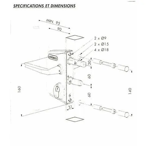 Meilleur prix ⭐ LOCINOX Série LAKQ U2 Vert RAL 6005 ? 2 Meilleur prix ⭐ LOCINOX Série LAKQ U2 Vert RAL 6005 ? – Image 2