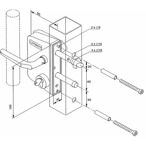 Meilleur prix ? LOCINOX Serrure Et Béquille Double En Inox Coffre Alu Serrure ❤️ 2 Meilleur prix ? LOCINOX Serrure Et Béquille Double En Inox Coffre Alu Serrure ❤️ – Image 2
