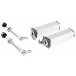 De gros ✔️ Paire De Charnière à Ressort Pour Portillon / Tige Filetée 150mm / Profil Carré 40 X 40 Mm - LOCINOX - - SWING40150. ?