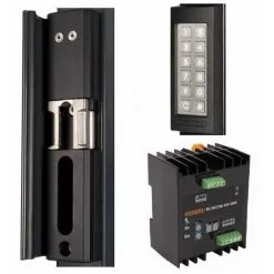 Promo ✨ Kit Clavier à Code Noir SLIMSTONE Avec Gâche Et Alimentation. - LOCINOX - - SLIMSTONEKIT. ?