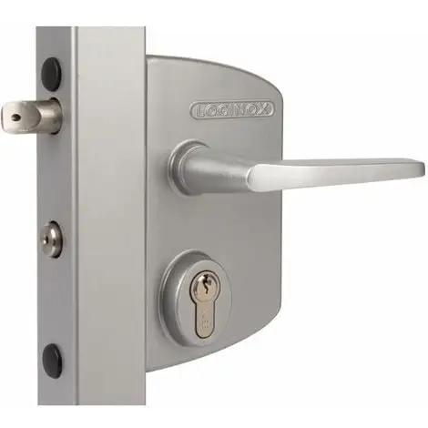 Acheter ⭐ Serrure à Clé Pour Portail Industriel, Poteau Carré 100 à 120mm, Couleur Gris. - LOCINOX - - LAKQ100100U2. ✨ 1 Acheter ⭐ Serrure à Clé Pour Portail Industriel, Poteau Carré 100 à 120mm, Couleur Gris. - LOCINOX - - LAKQ100100U2. ✨